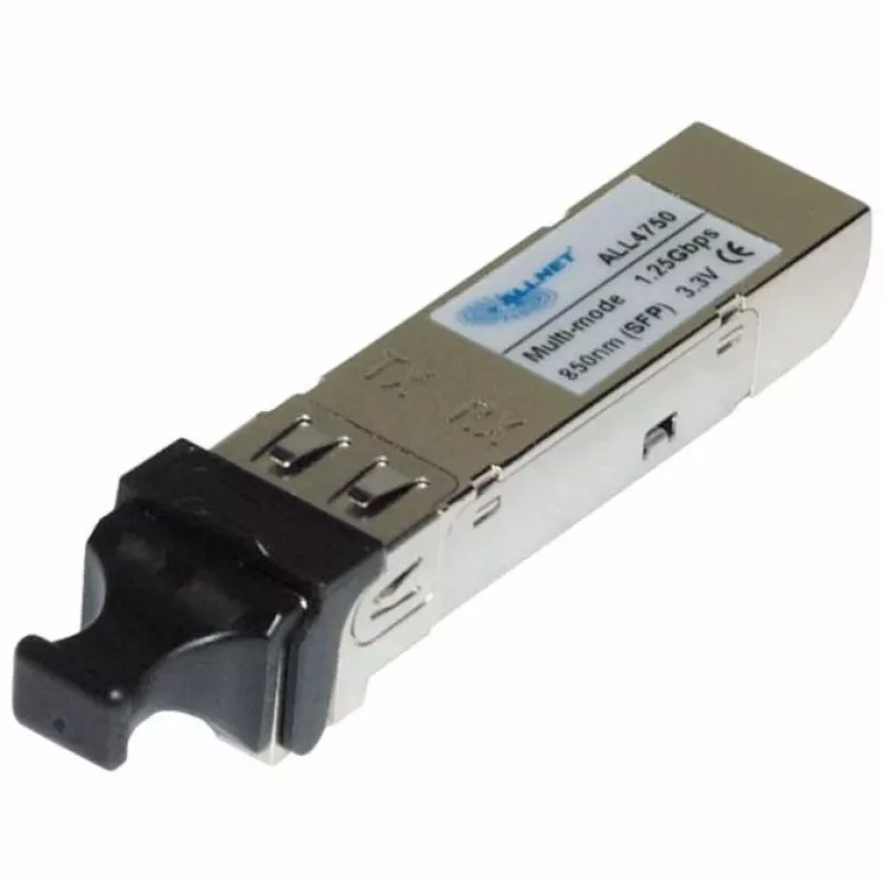 ALLNET ALL4751 SFP modulis vienmodžiam šviesolaidžiui, 1000BASE-LX, 1310 nm, LC jungtis