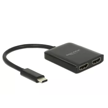 HDMI vaizdo skirstytuvas DeLOCK 87719, USB-C → 2× HDMI, 4K