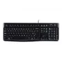 Logitech Desktop MK120 laidinis klaviatūros ir pelės rinkinys, USB, QWERTZ, juodas