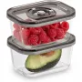 Vakuuminiai indai Caso VacuBoxx Eco-Duo S skaidrūs, 2 vnt. rinkinys