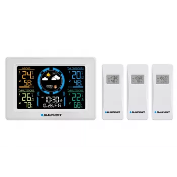 Oro stotelė BLAUPUNKT WS40WH belaidė vidaus/lauko temperatūros ir drėgmės stebėjimo sistema
