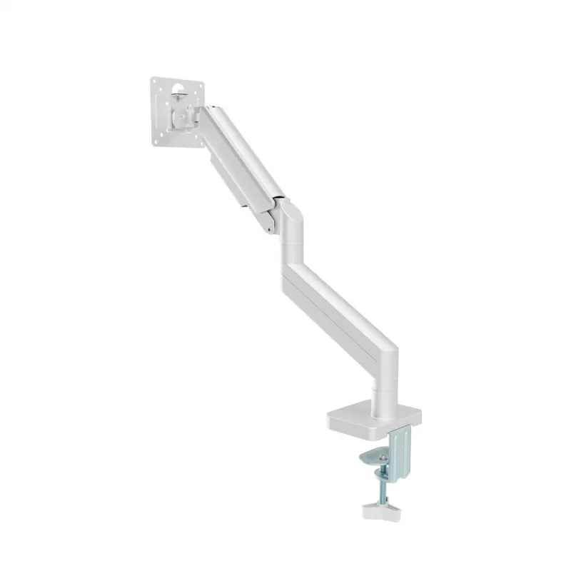 Gembird MA-DA1-04-W laikiklis monitoriui su spaustuku, 17–32 colių, VESA 75x75–100x100, max 10 kg, baltas