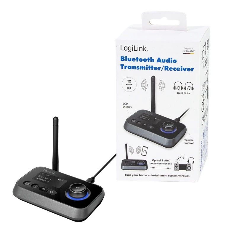 LogiLink BT0062 Bluetooth garso siųstuvas/imtuvas BT 5.0, 10 m atstumas