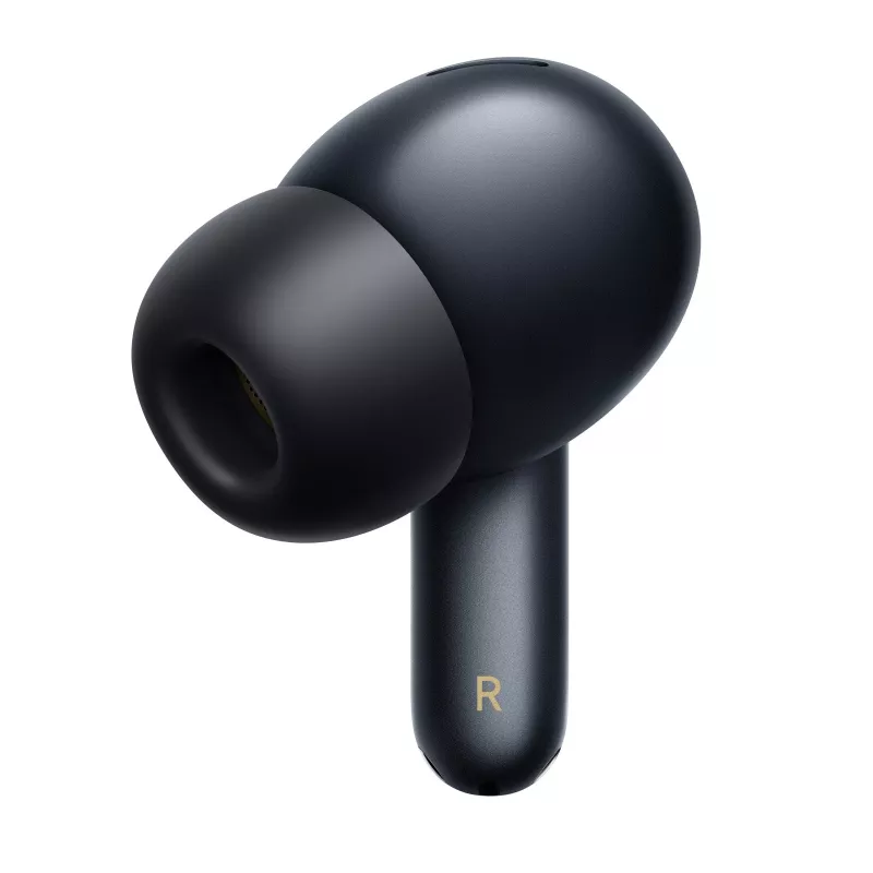 Belaidės ausinės Xiaomi Buds 6 Pro – dvinarės į ausį įdedamos ausinės, Bluetooth 5.3, ANC, IP54, 36 h su dėklu, belaidis įkrovimas, USB-C, Space Black