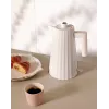 Alessi MDL06 B Pleated elektrinis virdulys, juodas, Euro kištukas