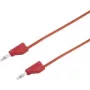 VOLTCRAFT matavimo zondas [4 mm kištukas - 4 mm kištukas] 0,25 m raudonas MSB-300 (MSB-300-0.25-Red)
