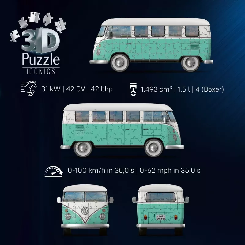 Dėlionė Ravensburger Volkswagen T1 162 dalių