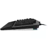 Mechaninė žaidimų klaviatūra Lenovo Legion K500 — pilno dydžio 104 klavišų USB, QWERTY JAV anglų, RGB apšvietimas, pilka/juoda