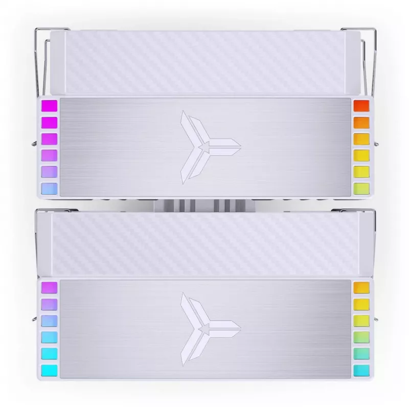 Jonsbo HX6280 procesoriaus aušintuvas, PWM, RGB - 130 mm, baltas