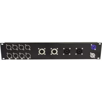 Priekinis skydelis Omnitronic Z-19 — 8× Speakon D-Type, 4× NL8, 2U