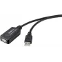Renkforce RF-4535052 USB laidas 5 m USB 2.0 USB A juodas (RF-4535052)