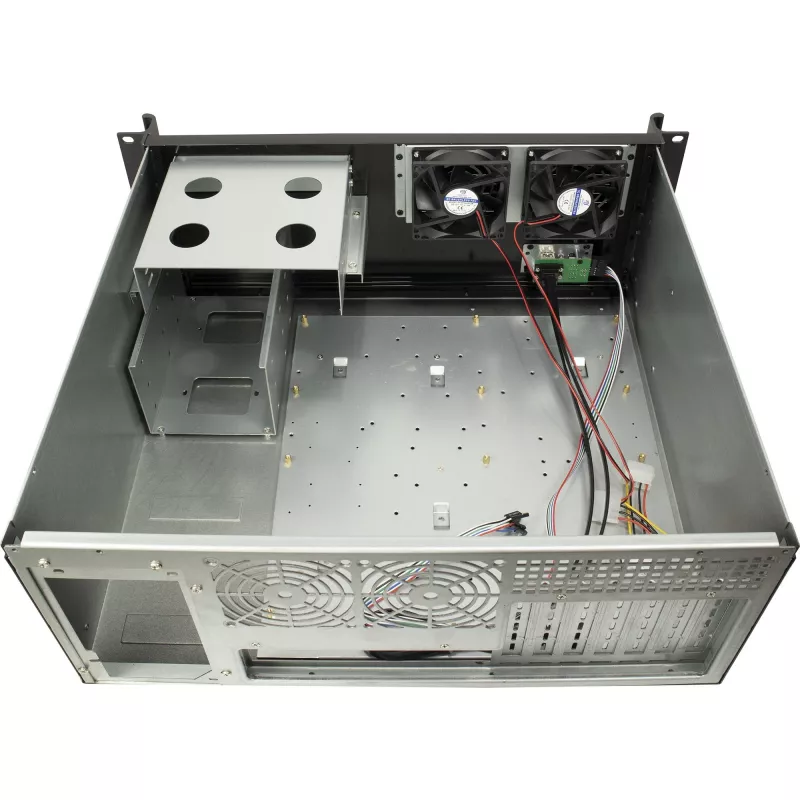 Stovo serverio korpusas Inter-Tech 4U-K-439L juodas