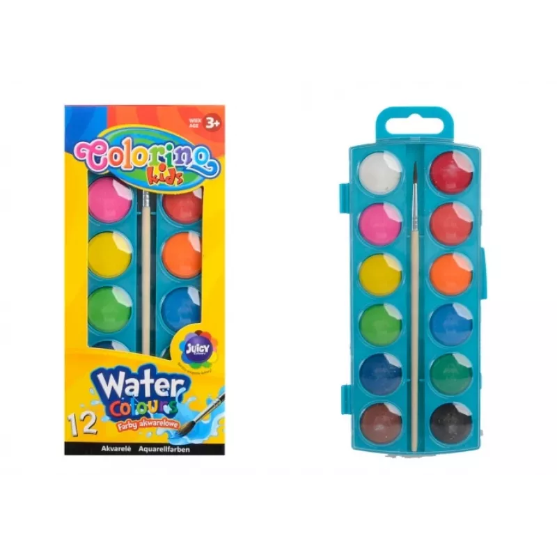 Colorino Kids vandens spalvos mažos 12 spalvų