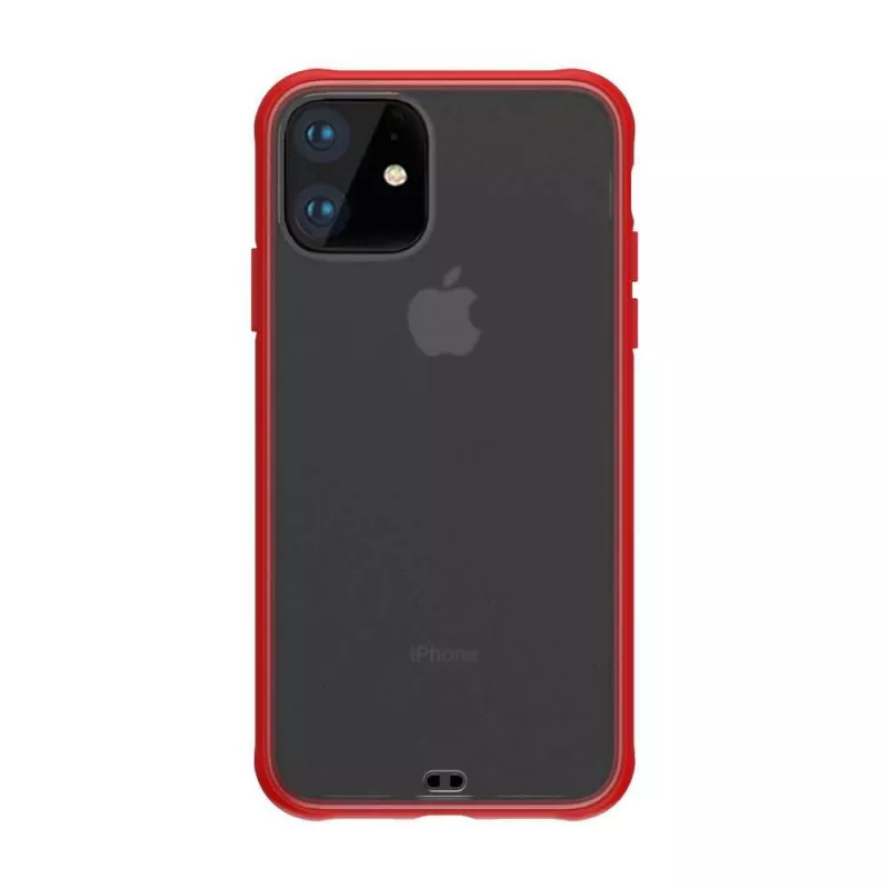 Dėklas Devia Soft Elegant iPhone 11 Pro, peršviečiamai raudonas