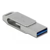 USB atmintukas DeLOCK 16GB USB-C / USB-A metalinis korpusas