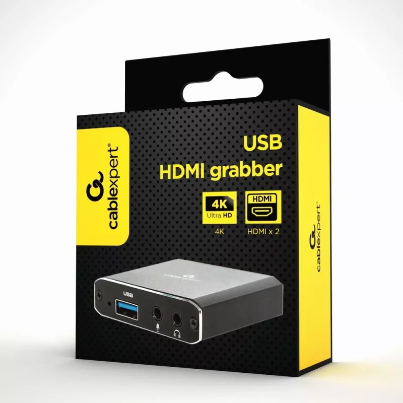 Gembird UHG-4K2-01 USB grafikos adapteris, juodas