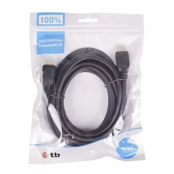 TB HDMI 1.4 laidas, paauksuotas, 3 m