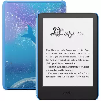 E. knygų skaitytuvas Amazon Kindle Kids Touchscreen 16 GB Wi-Fi Juoda Mėlyna