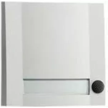Grothe DOMOLUX WS/SW laidinis durų skambutis – juodas/baltas, plastikinis, 12 V AC/DC, -20–50 °C (51103)