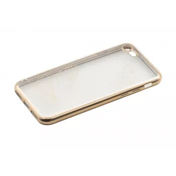 Dėklas Tellur iPhone 7 TLL121211 Auksinis Skaidrus