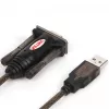 UNITEK Y-105 serijinis kabelis juodas 1,5 m USB Type-A DB-9