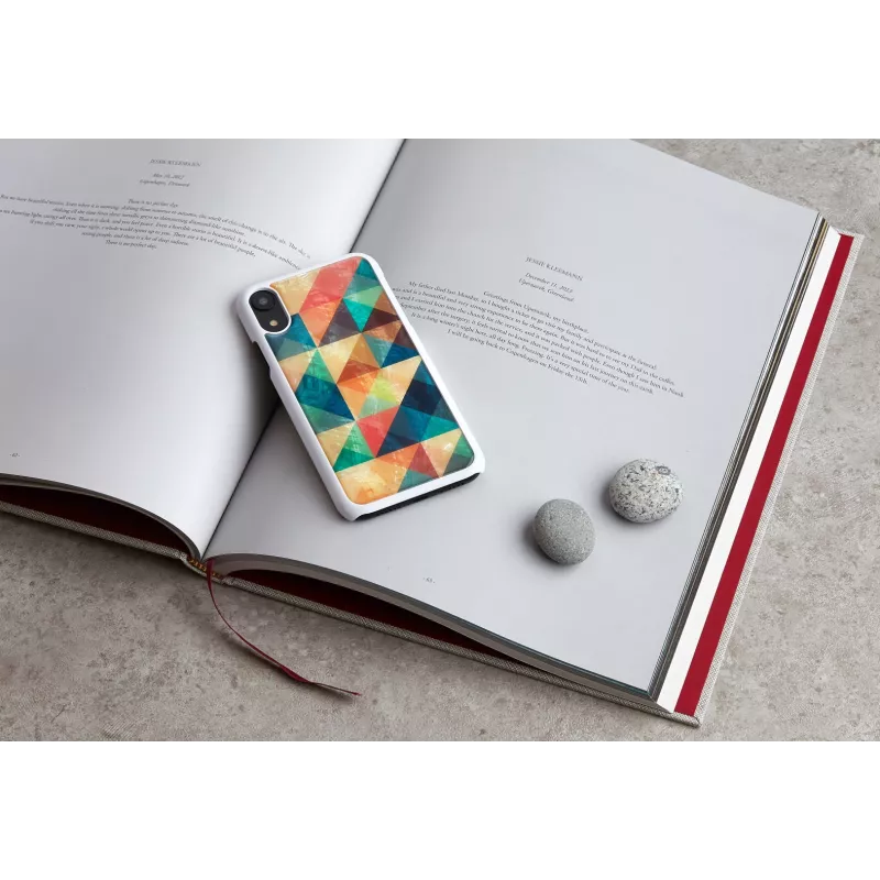 Dėklas iKins iPhone XR Mosaic Black – apsauginis dangtelis