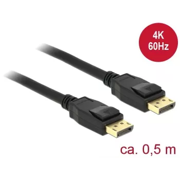 DisplayPort kabelis DeLOCK 85506 0,5 m juodas