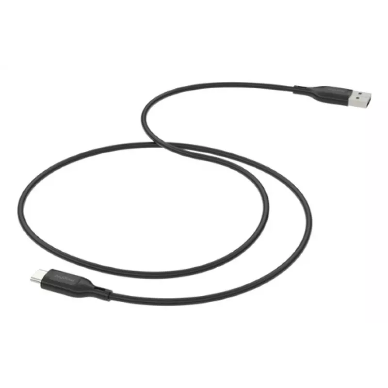 Įkrovimo laidas USB-C į USB-A 2 m — Zagg mophie essentials, Juoda