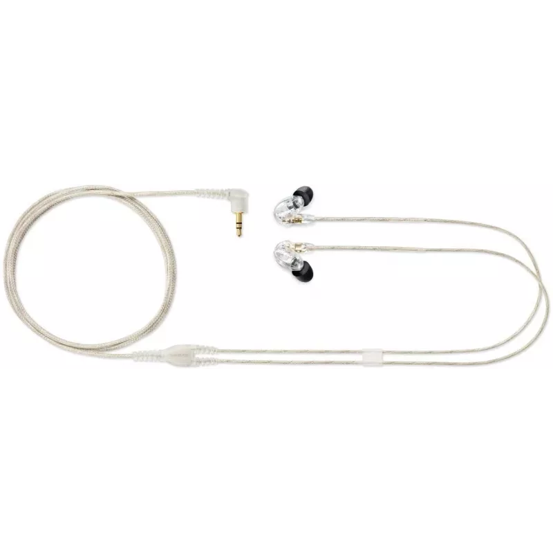 Shure SE215 Pro laidinės ausinės per ausį, skaidrios, scenai/studijai