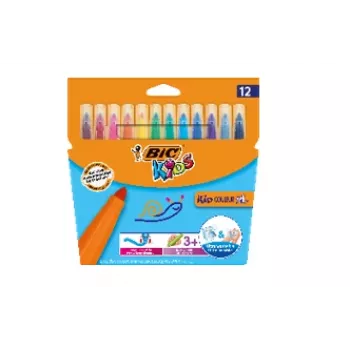 Flamasteriai BIC Kid Couleur XL Multicolour 12 spalvų