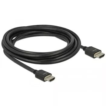 HDMI kabelis DeLOCK 85295 3 m, A tipo (vyriškas) – vyriškas, juodas
