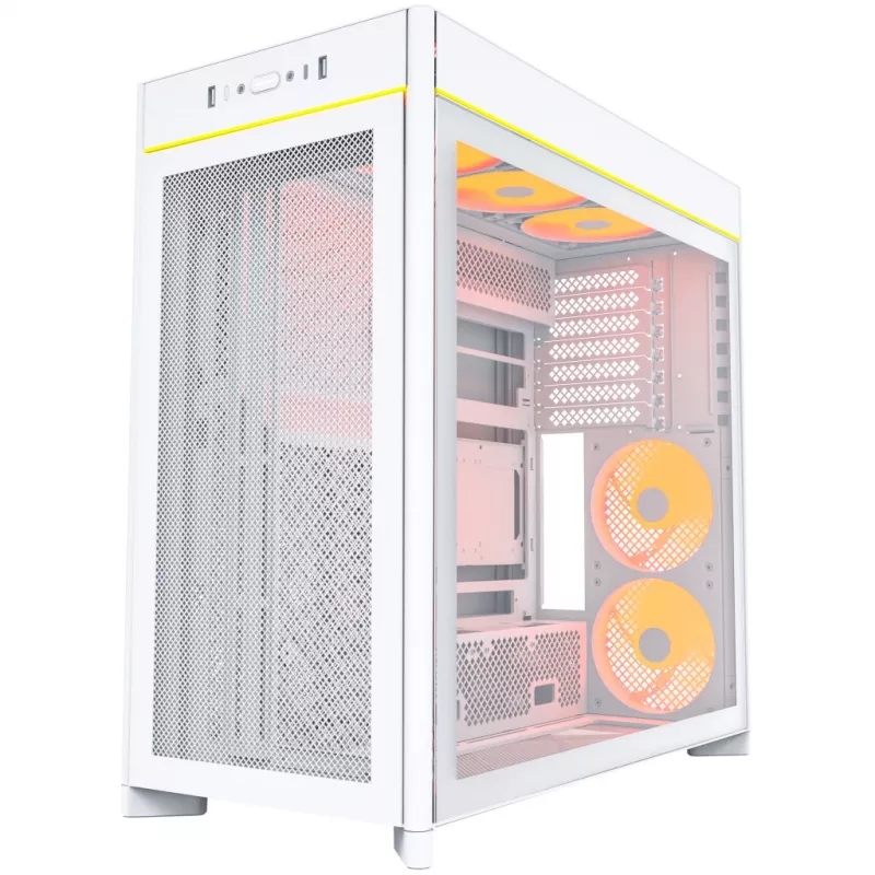 PC korpusas Montech HS01 PRO Midi Tower Baltas