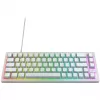 CHERRY K5V2 kompaktiška žaidimų klaviatūra USB QWERTY angliškas išdėstymas balta 67 klavišai RGB LED
