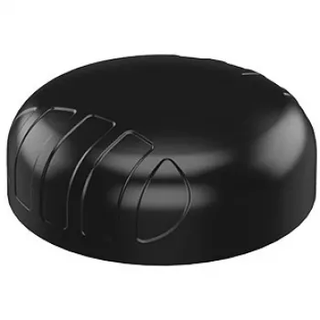 Antena Poynting A-PUCK-0007-V2-01 juoda – visa kryptimis veikianti LTE/4G/3G/2G stalo antena su SMA (M) ir RP-SMA adapteriu