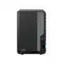 Synology DS225+ 2 Bay NAS stalinis kompiuteris Intel® Celeron® J4125 2 GB DDR4 Synology DSM juodas