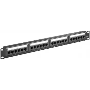 Microconnect PP-013 pataisos skydelis 1U, 24 prievadai, Cat6