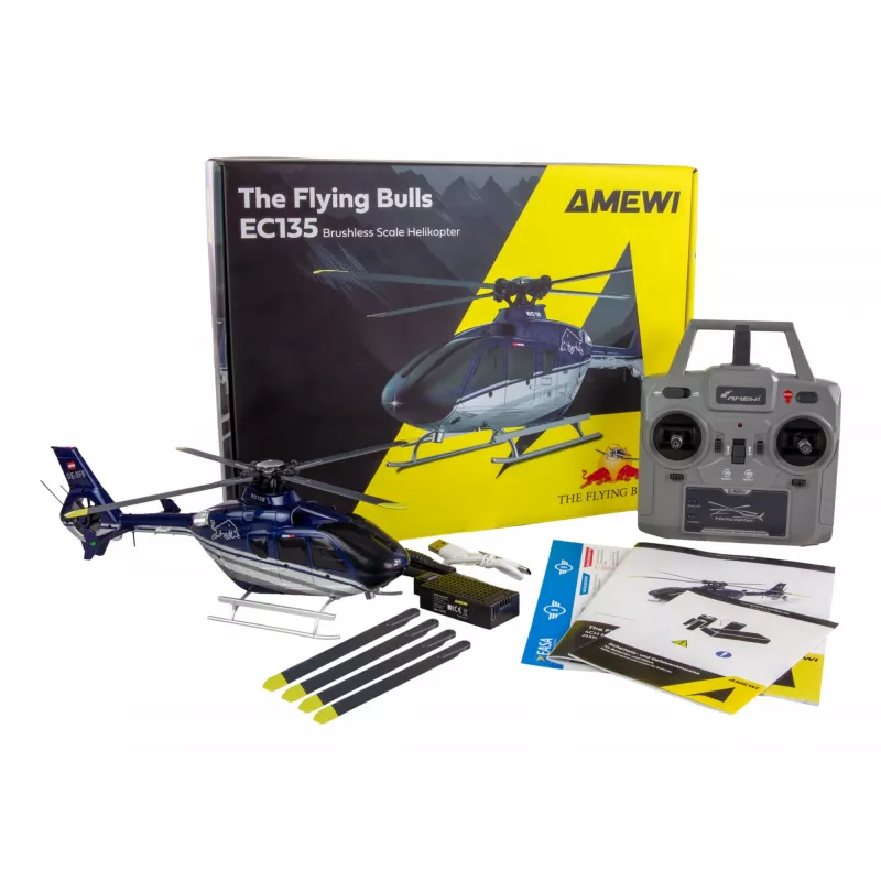 Amewi RC sraigtasparnio EC135 Li-Po baterija 400mAh mėlyna/juoda (25331)