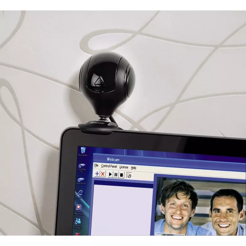 Hama 00053950 internetinė kamera 1,3 MP 1280 x 1024 pikseliai USB 2.0 Juoda