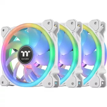 Thermaltake SWAFAN 14 ARGB 140mm atvirkštinė mentė baltas 3 vnt. pakuotė