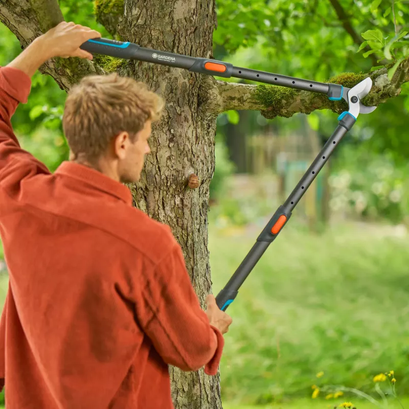 Gardena genėjimo žirklės TeleCut Pro L Pilka/turquoise 65cm - 90cm (12041-88)