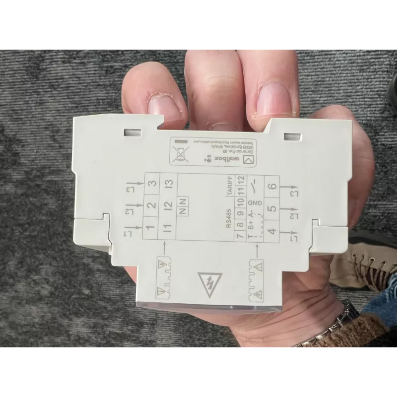 Wallbox energijos skaitiklis (3 fazės iki 65A / Carlo Gavazzi EM340)