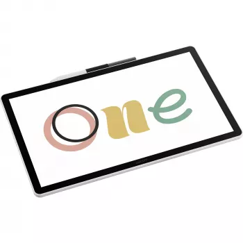 Wacom One skaitmeninis planšetinis pieštukas su 14 colių LCD ekranu, 4096 slėgio lygiais