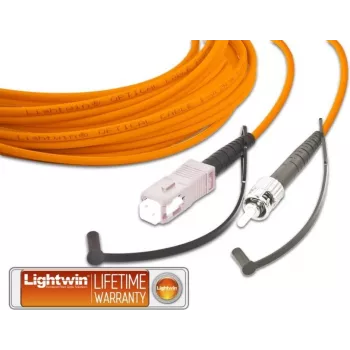 Lightwin Aukštos Kokybės Simplex LWL Šviesolaidinis Pataisos Laidas, MM OM2, SC - ST (LSP-50 SC-ST 2.0)