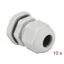 Kabelio įvadas DeLOCK 60197 Pilkas Plastikas 10 vnt.