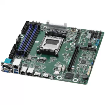 Pagrindinė plokštė ASRock EPYC4000D4U KNOLL3 X300 Micro ATX lizdas AM5 DDR5 4 DIMM 48 GB SATA III Gigabit LAN