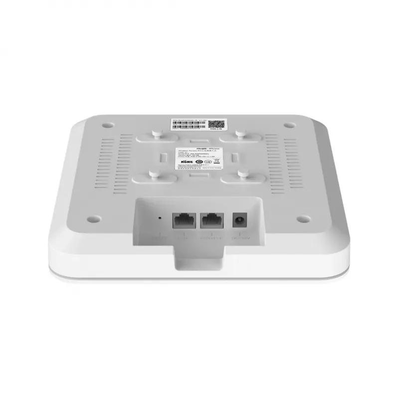 Belaidžio ryšio prieigos taškas Reyee RG-RAP2200(E) — dviejų juostų 2,4/5 GHz, 1267 Mbit/s, PoE, baltas