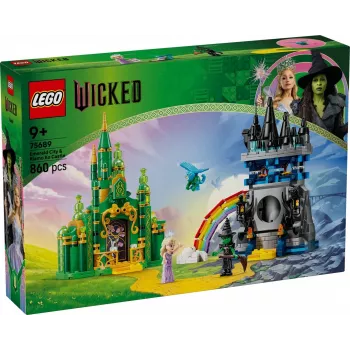 LEGO konstruktorius Wicked 75689 — Smaragdinis miestas ir Kiamo Ko pilis