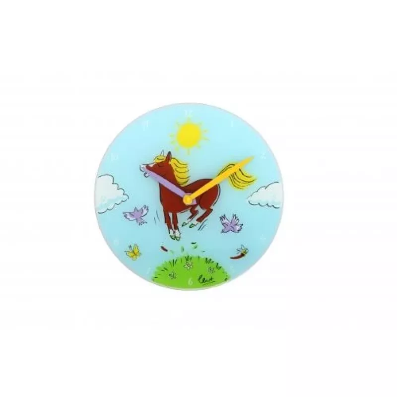 NeXtime klok 8812 Jump for joy, Ø30 cm, sieninis, mėlyna / įvairiaspalvis