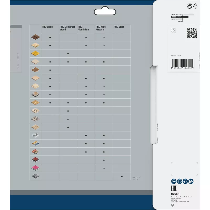 Bosch Optiline Wood diskinio pjūklo diskas, 250 x 30 mm, 60 dantų