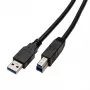 USB A-B laidas Captiva 80292, 2 m, juodas